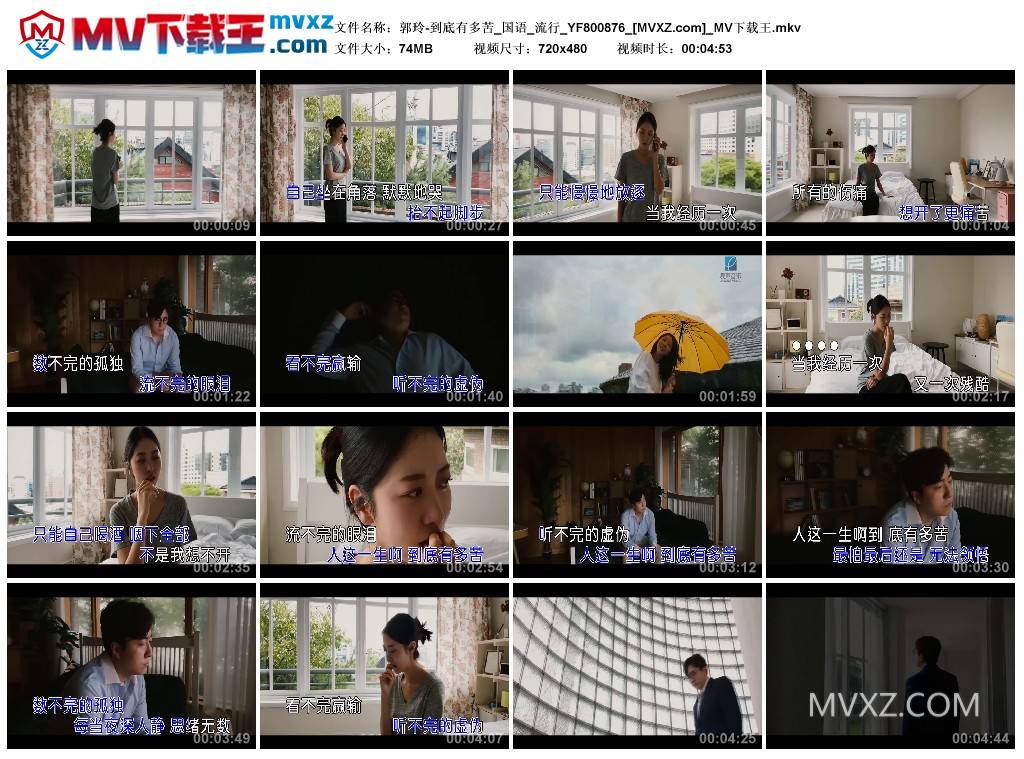 郭玲-到底有多苦_国语_流行_YF800876